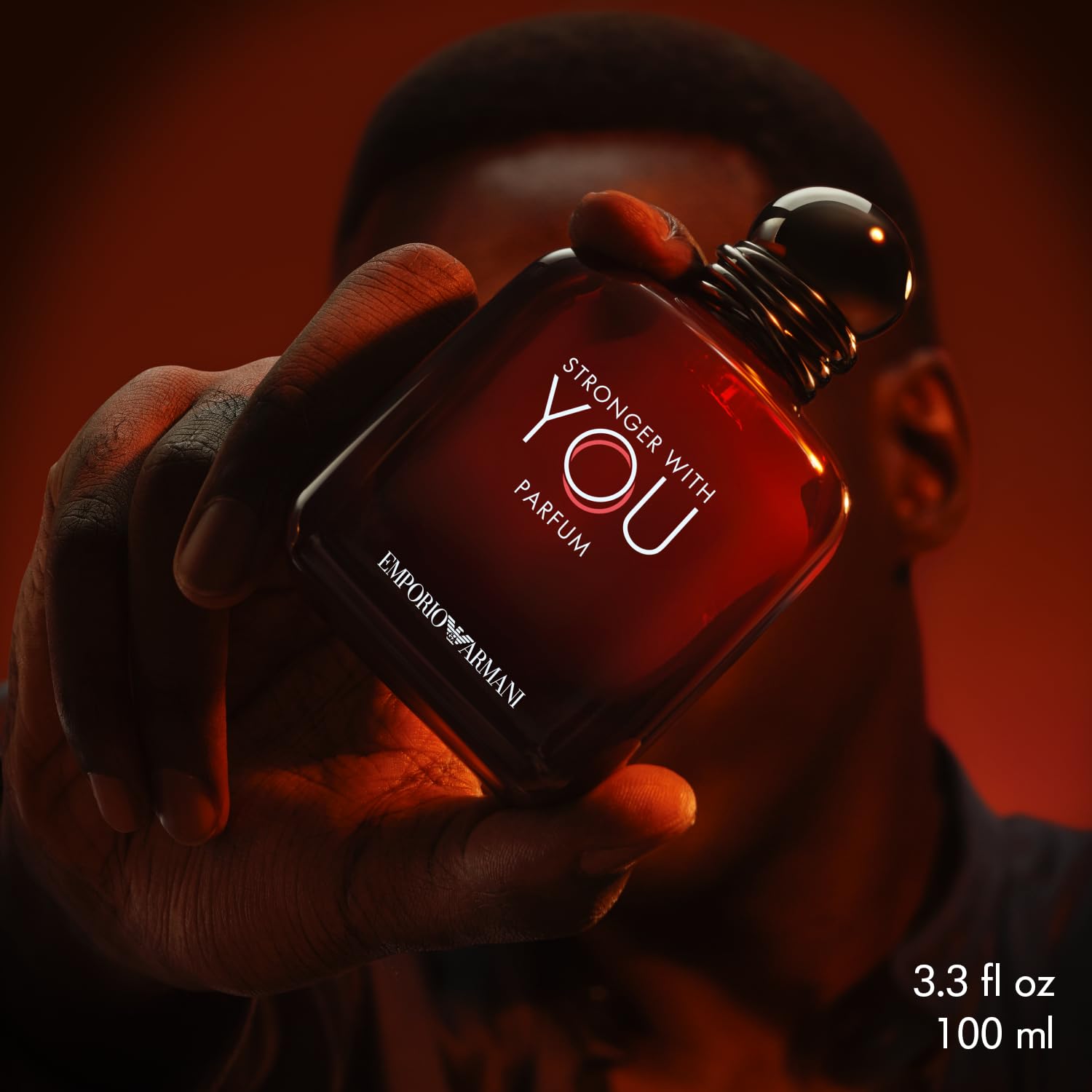 Stronger With You Parfum for Men 3.4 oz – Woody & Ambery Cologne with Rum, Bergamot & Vanilla