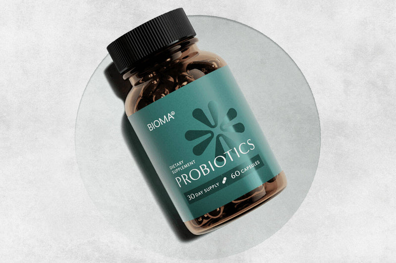 BIOMA PROBIOTICS, Digestive gut support health supplement for men and women - 60 capsules
