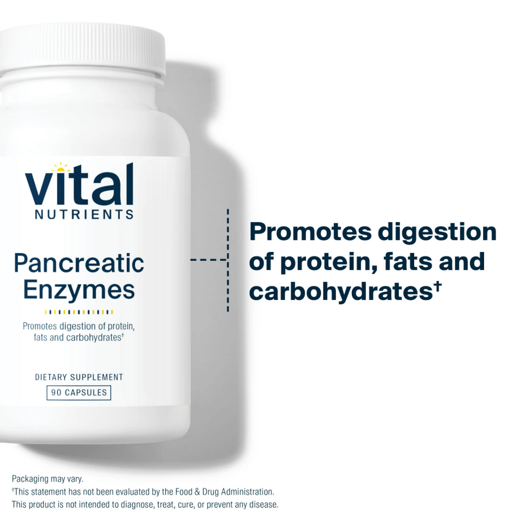 Vital Nutrients, Pancreatic Enzymes 180 Capsules