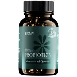 BIOMA PROBIOTICS, Digestive gut support health supplement for men and women - 60 capsules